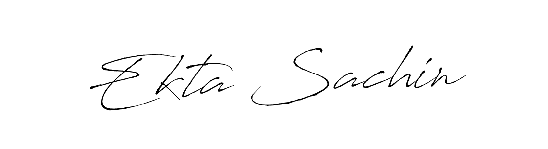 Once you've used our free online signature maker to create your best signature Antro_Vectra style, it's time to enjoy all of the benefits that Ekta Sachin name signing documents. Ekta Sachin signature style 6 images and pictures png