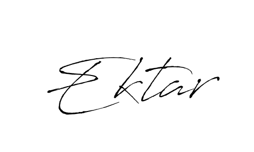 Make a beautiful signature design for name Ektar. With this signature (Antro_Vectra) style, you can create a handwritten signature for free. Ektar signature style 6 images and pictures png