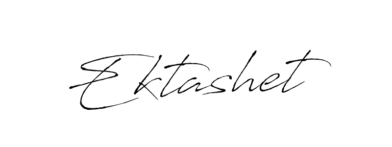 Use a signature maker to create a handwritten signature online. With this signature software, you can design (Antro_Vectra) your own signature for name Ektashet. Ektashet signature style 6 images and pictures png