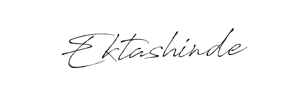 Also we have Ektashinde name is the best signature style. Create professional handwritten signature collection using Antro_Vectra autograph style. Ektashinde signature style 6 images and pictures png