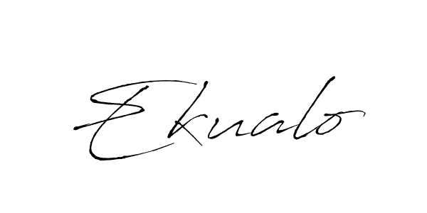 if you are searching for the best signature style for your name Ekualo. so please give up your signature search. here we have designed multiple signature styles  using Antro_Vectra. Ekualo signature style 6 images and pictures png