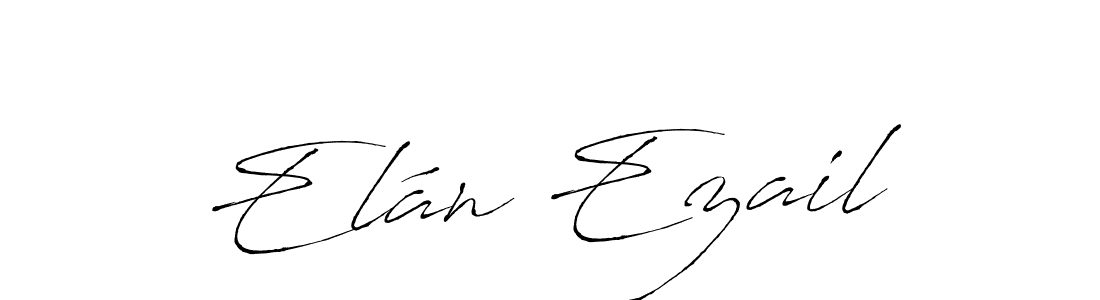 The best way (Antro_Vectra) to make a short signature is to pick only two or three words in your name. The name Elán Ezail include a total of six letters. For converting this name. Elán Ezail signature style 6 images and pictures png