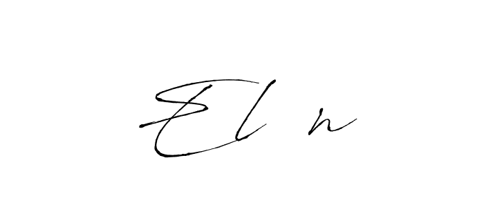 How to make Elşən name signature. Use Antro_Vectra style for creating short signs online. This is the latest handwritten sign. Elşən signature style 6 images and pictures png