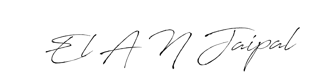 Make a beautiful signature design for name El A N Jaipal. With this signature (Antro_Vectra) style, you can create a handwritten signature for free. El A N Jaipal signature style 6 images and pictures png