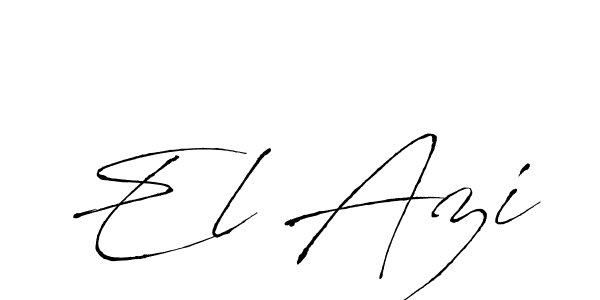 Use a signature maker to create a handwritten signature online. With this signature software, you can design (Antro_Vectra) your own signature for name El Azi. El Azi signature style 6 images and pictures png