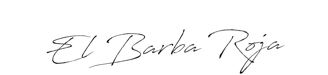 Create a beautiful signature design for name El Barba Roja. With this signature (Antro_Vectra) fonts, you can make a handwritten signature for free. El Barba Roja signature style 6 images and pictures png