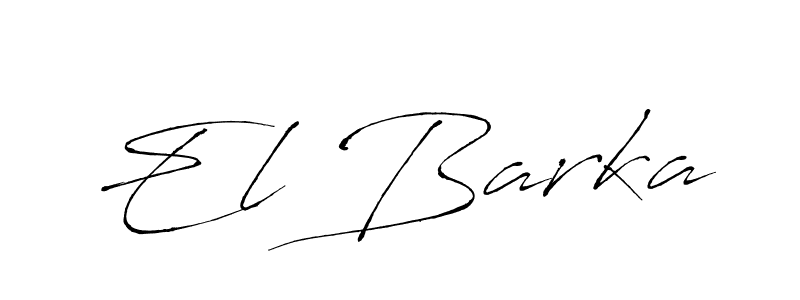 Antro_Vectra is a professional signature style that is perfect for those who want to add a touch of class to their signature. It is also a great choice for those who want to make their signature more unique. Get El Barka name to fancy signature for free. El Barka signature style 6 images and pictures png