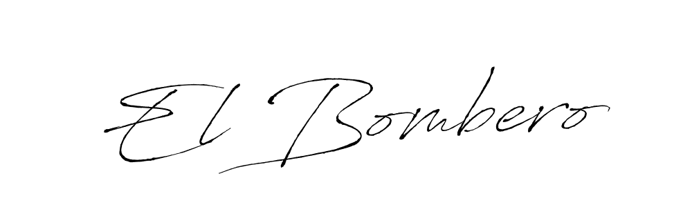 How to make El Bombero name signature. Use Antro_Vectra style for creating short signs online. This is the latest handwritten sign. El Bombero signature style 6 images and pictures png