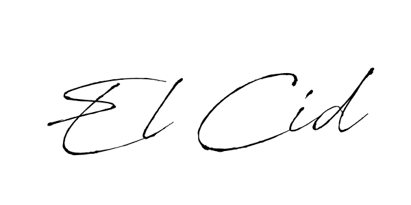 El Cid stylish signature style. Best Handwritten Sign (Antro_Vectra) for my name. Handwritten Signature Collection Ideas for my name El Cid. El Cid signature style 6 images and pictures png