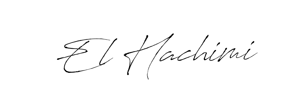You should practise on your own different ways (Antro_Vectra) to write your name (El Hachimi) in signature. don't let someone else do it for you. El Hachimi signature style 6 images and pictures png