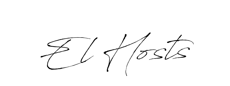 It looks lik you need a new signature style for name El Hosts. Design unique handwritten (Antro_Vectra) signature with our free signature maker in just a few clicks. El Hosts signature style 6 images and pictures png