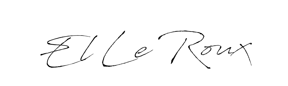 Similarly Antro_Vectra is the best handwritten signature design. Signature creator online .You can use it as an online autograph creator for name El Le Roux. El Le Roux signature style 6 images and pictures png