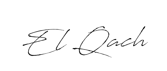 Also You can easily find your signature by using the search form. We will create El Qach name handwritten signature images for you free of cost using Antro_Vectra sign style. El Qach signature style 6 images and pictures png