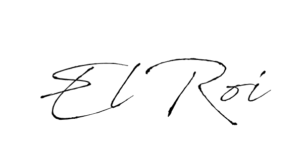 How to make El Roi signature? Antro_Vectra is a professional autograph style. Create handwritten signature for El Roi name. El Roi signature style 6 images and pictures png