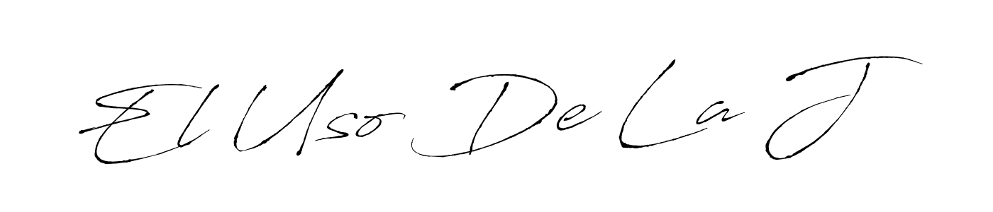 How to make El Uso De La J signature? Antro_Vectra is a professional autograph style. Create handwritten signature for El Uso De La J name. El Uso De La J signature style 6 images and pictures png