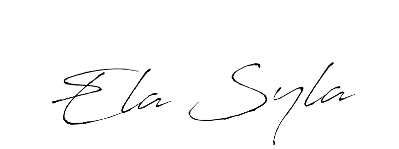 Also You can easily find your signature by using the search form. We will create Ela Syla name handwritten signature images for you free of cost using Antro_Vectra sign style. Ela Syla signature style 6 images and pictures png