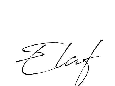 The best way (Antro_Vectra) to make a short signature is to pick only two or three words in your name. The name Elaf include a total of six letters. For converting this name. Elaf signature style 6 images and pictures png