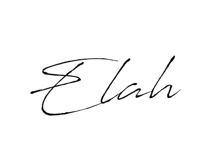 Make a beautiful signature design for name Elah. With this signature (Antro_Vectra) style, you can create a handwritten signature for free. Elah signature style 6 images and pictures png