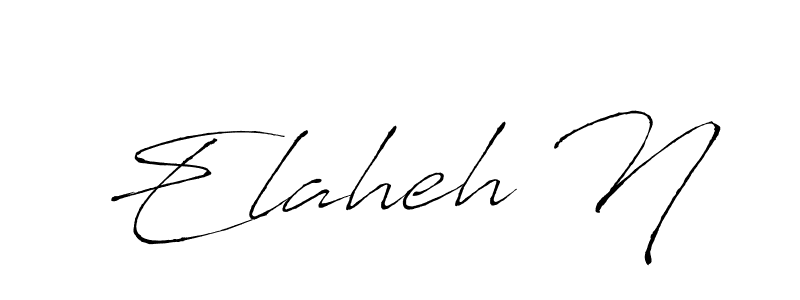 This is the best signature style for the Elaheh N name. Also you like these signature font (Antro_Vectra). Mix name signature. Elaheh N signature style 6 images and pictures png