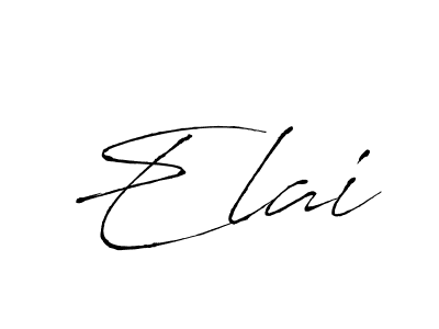 How to make Elai name signature. Use Antro_Vectra style for creating short signs online. This is the latest handwritten sign. Elai signature style 6 images and pictures png