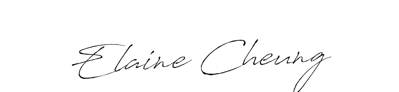 This is the best signature style for the Elaine Cheung name. Also you like these signature font (Antro_Vectra). Mix name signature. Elaine Cheung signature style 6 images and pictures png