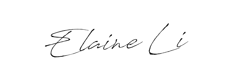 Similarly Antro_Vectra is the best handwritten signature design. Signature creator online .You can use it as an online autograph creator for name Elaine Li. Elaine Li signature style 6 images and pictures png