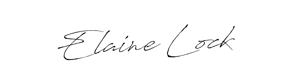 How to make Elaine Lock name signature. Use Antro_Vectra style for creating short signs online. This is the latest handwritten sign. Elaine Lock signature style 6 images and pictures png