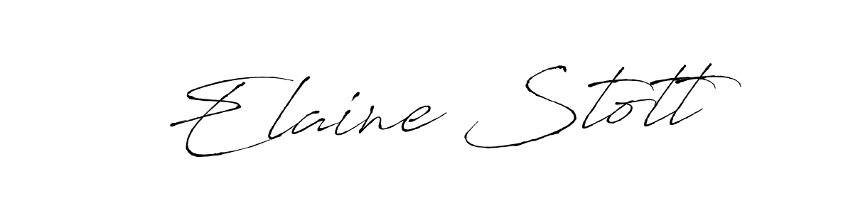 Also we have Elaine Stott name is the best signature style. Create professional handwritten signature collection using Antro_Vectra autograph style. Elaine Stott signature style 6 images and pictures png