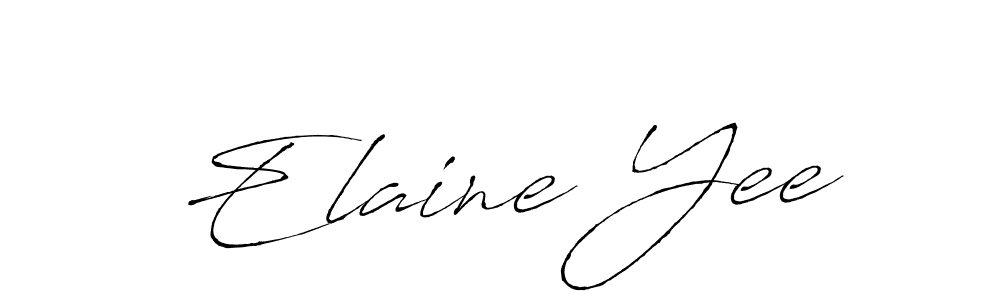 Also You can easily find your signature by using the search form. We will create Elaine Yee name handwritten signature images for you free of cost using Antro_Vectra sign style. Elaine Yee signature style 6 images and pictures png