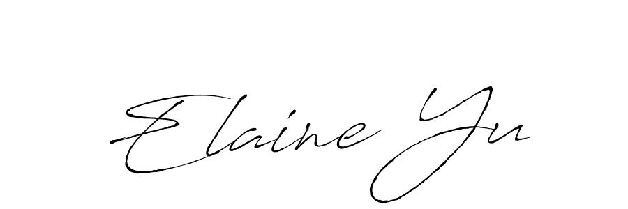 Similarly Antro_Vectra is the best handwritten signature design. Signature creator online .You can use it as an online autograph creator for name Elaine Yu. Elaine Yu signature style 6 images and pictures png