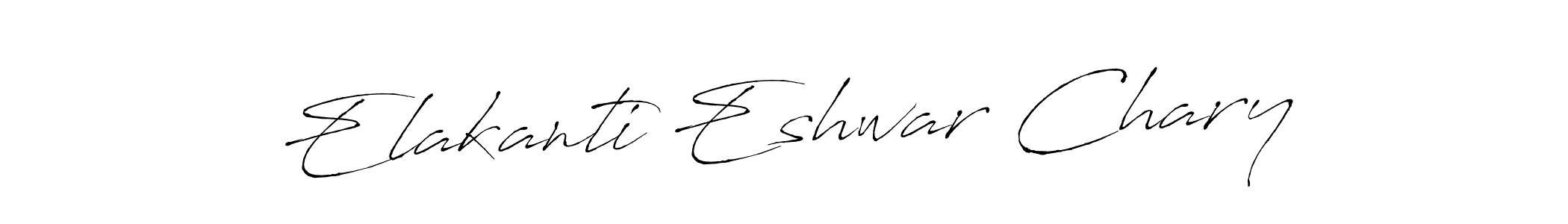 Also You can easily find your signature by using the search form. We will create Elakanti Eshwar Chary name handwritten signature images for you free of cost using Antro_Vectra sign style. Elakanti Eshwar Chary signature style 6 images and pictures png