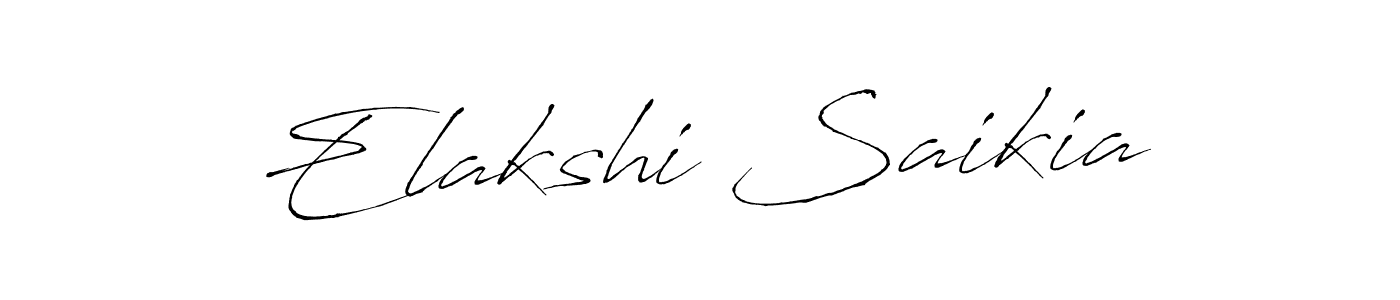 if you are searching for the best signature style for your name Elakshi Saikia. so please give up your signature search. here we have designed multiple signature styles  using Antro_Vectra. Elakshi Saikia signature style 6 images and pictures png