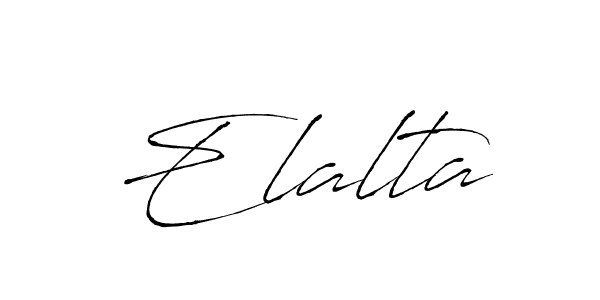 Elalta stylish signature style. Best Handwritten Sign (Antro_Vectra) for my name. Handwritten Signature Collection Ideas for my name Elalta. Elalta signature style 6 images and pictures png