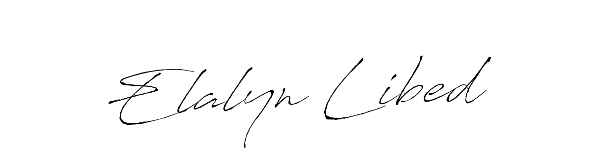 Here are the top 10 professional signature styles for the name Elalyn Libed. These are the best autograph styles you can use for your name. Elalyn Libed signature style 6 images and pictures png