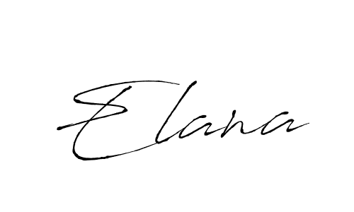 How to make Elana signature? Antro_Vectra is a professional autograph style. Create handwritten signature for Elana name. Elana signature style 6 images and pictures png