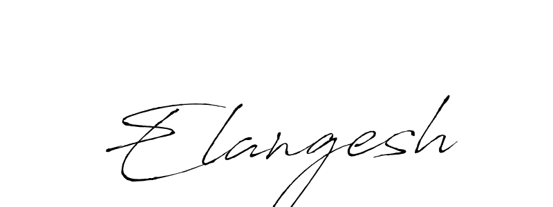 Also we have Elangesh name is the best signature style. Create professional handwritten signature collection using Antro_Vectra autograph style. Elangesh signature style 6 images and pictures png