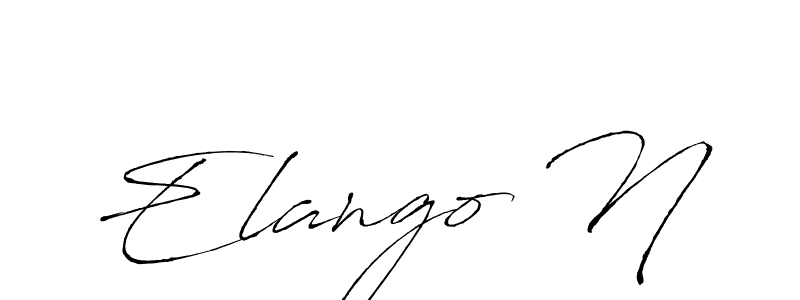 Best and Professional Signature Style for Elango N. Antro_Vectra Best Signature Style Collection. Elango N signature style 6 images and pictures png