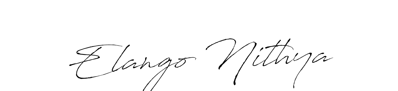 Make a beautiful signature design for name Elango Nithya. With this signature (Antro_Vectra) style, you can create a handwritten signature for free. Elango Nithya signature style 6 images and pictures png