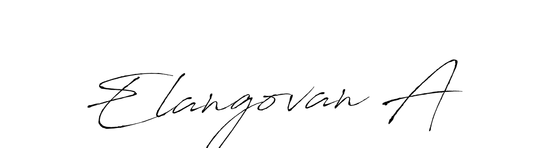 Make a beautiful signature design for name Elangovan A. Use this online signature maker to create a handwritten signature for free. Elangovan A signature style 6 images and pictures png