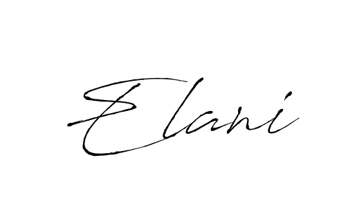 Similarly Antro_Vectra is the best handwritten signature design. Signature creator online .You can use it as an online autograph creator for name Elani. Elani signature style 6 images and pictures png