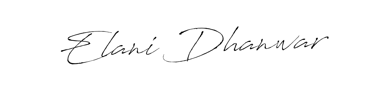 Once you've used our free online signature maker to create your best signature Antro_Vectra style, it's time to enjoy all of the benefits that Elani Dhanwar name signing documents. Elani Dhanwar signature style 6 images and pictures png