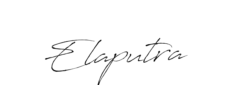 Design your own signature with our free online signature maker. With this signature software, you can create a handwritten (Antro_Vectra) signature for name Elaputra. Elaputra signature style 6 images and pictures png