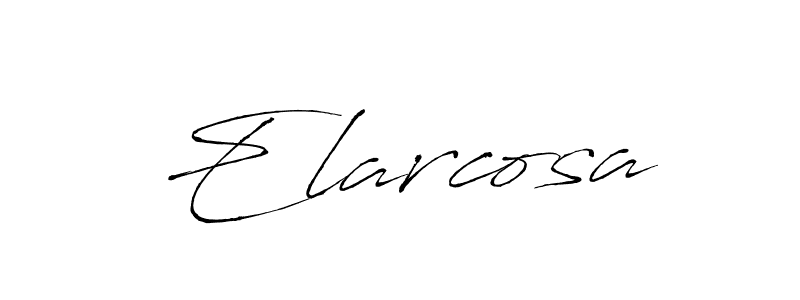 The best way (Antro_Vectra) to make a short signature is to pick only two or three words in your name. The name Elarcosa include a total of six letters. For converting this name. Elarcosa signature style 6 images and pictures png