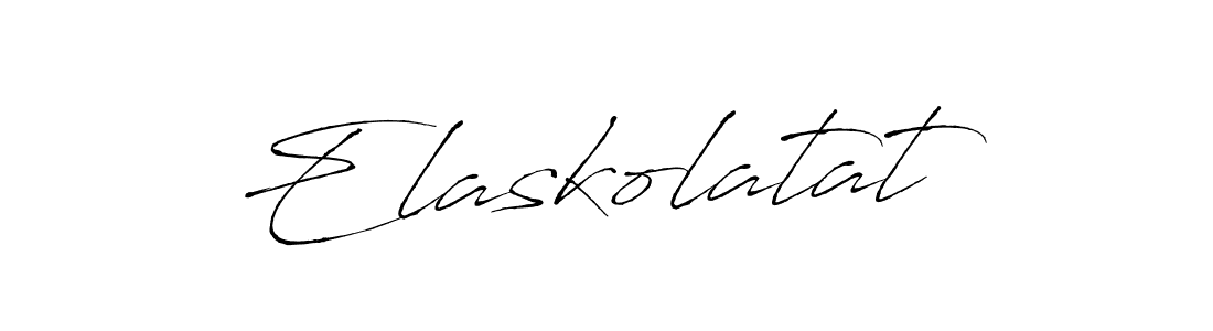 How to make Elaskolatat signature? Antro_Vectra is a professional autograph style. Create handwritten signature for Elaskolatat name. Elaskolatat signature style 6 images and pictures png