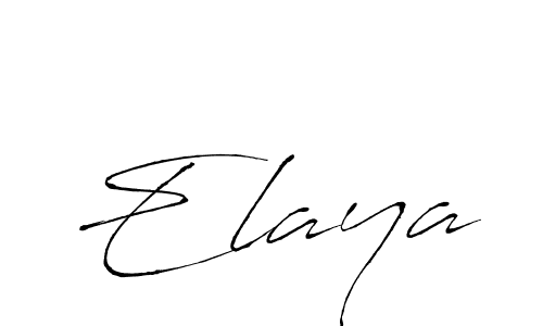 Make a beautiful signature design for name Elaya. With this signature (Antro_Vectra) style, you can create a handwritten signature for free. Elaya signature style 6 images and pictures png