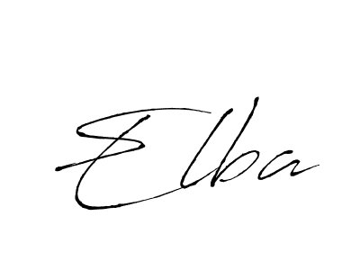 Create a beautiful signature design for name Elba. With this signature (Antro_Vectra) fonts, you can make a handwritten signature for free. Elba signature style 6 images and pictures png