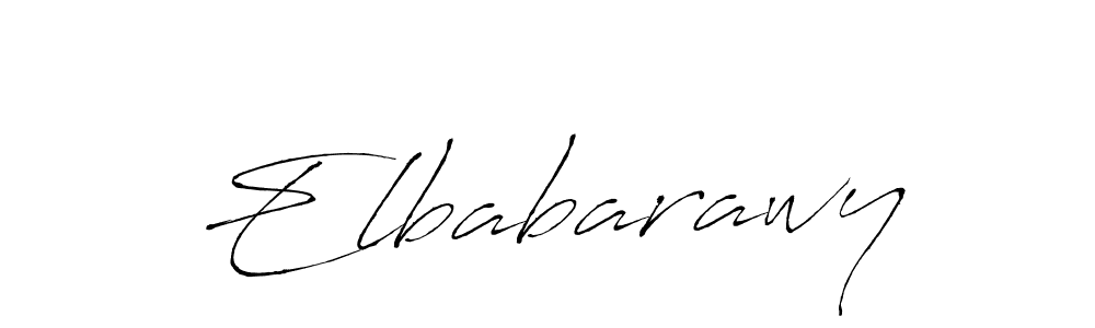 You should practise on your own different ways (Antro_Vectra) to write your name (Elbabarawy) in signature. don't let someone else do it for you. Elbabarawy signature style 6 images and pictures png