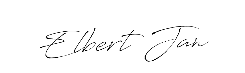 You should practise on your own different ways (Antro_Vectra) to write your name (Elbert Jan) in signature. don't let someone else do it for you. Elbert Jan signature style 6 images and pictures png