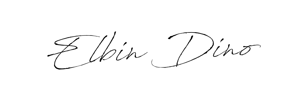 Create a beautiful signature design for name Elbin Dino. With this signature (Antro_Vectra) fonts, you can make a handwritten signature for free. Elbin Dino signature style 6 images and pictures png