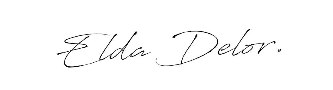 Best and Professional Signature Style for Elda Delor.. Antro_Vectra Best Signature Style Collection. Elda Delor. signature style 6 images and pictures png